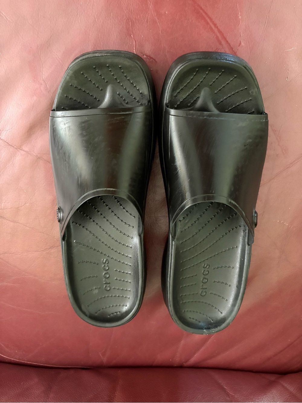 CROCS Black Slide Sandals